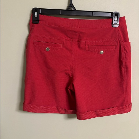 Red Women's Shorts - Picture 2 of 6